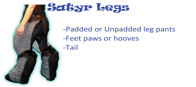 Sample fursuit legs